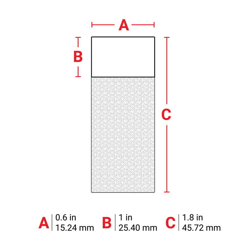 Brady M6-201-461 Self-Laminating Cryogenic Polyester Labels for M610, M611 and BMP61 174091
