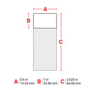 Brady M6-86-461 Self-Laminating Cryogenic Polyester Labels for M610, M611, BMP61, M710 (with media adapter) and BMP71 (with media adapter) 174371