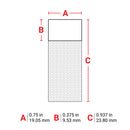 Brady THT-56-427-10 Thermal Transfer Printable Labels 030249