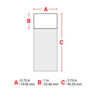Brady M6-79-461 Self-Laminating Cryogenic Polyester Labels for M610, M611, BMP61, M710 (with media adapter) and BMP71 (with media adapter) 173905