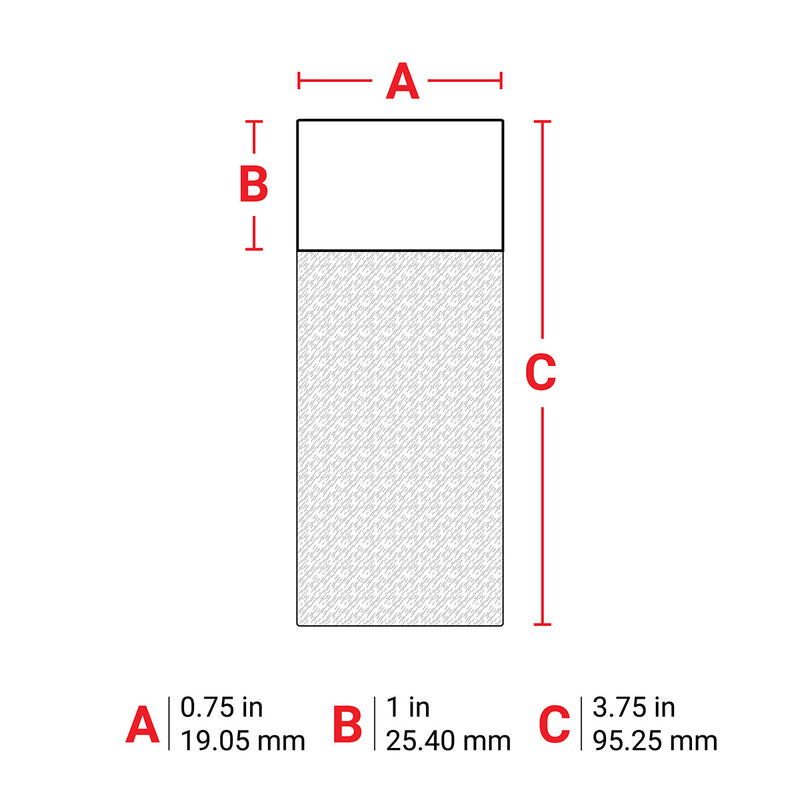 Brady M6-79-461 Self-Laminating Cryogenic Polyester Labels for M610, M611, BMP61, M710 (with media adapter) and BMP71 (with media adapter) 173905