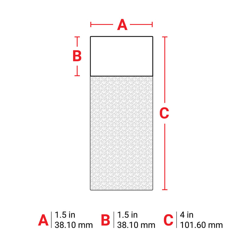 Brady M7-109-427 Self-Laminating Vinyl Wrap Around Labels for M710 and BMP71 174535