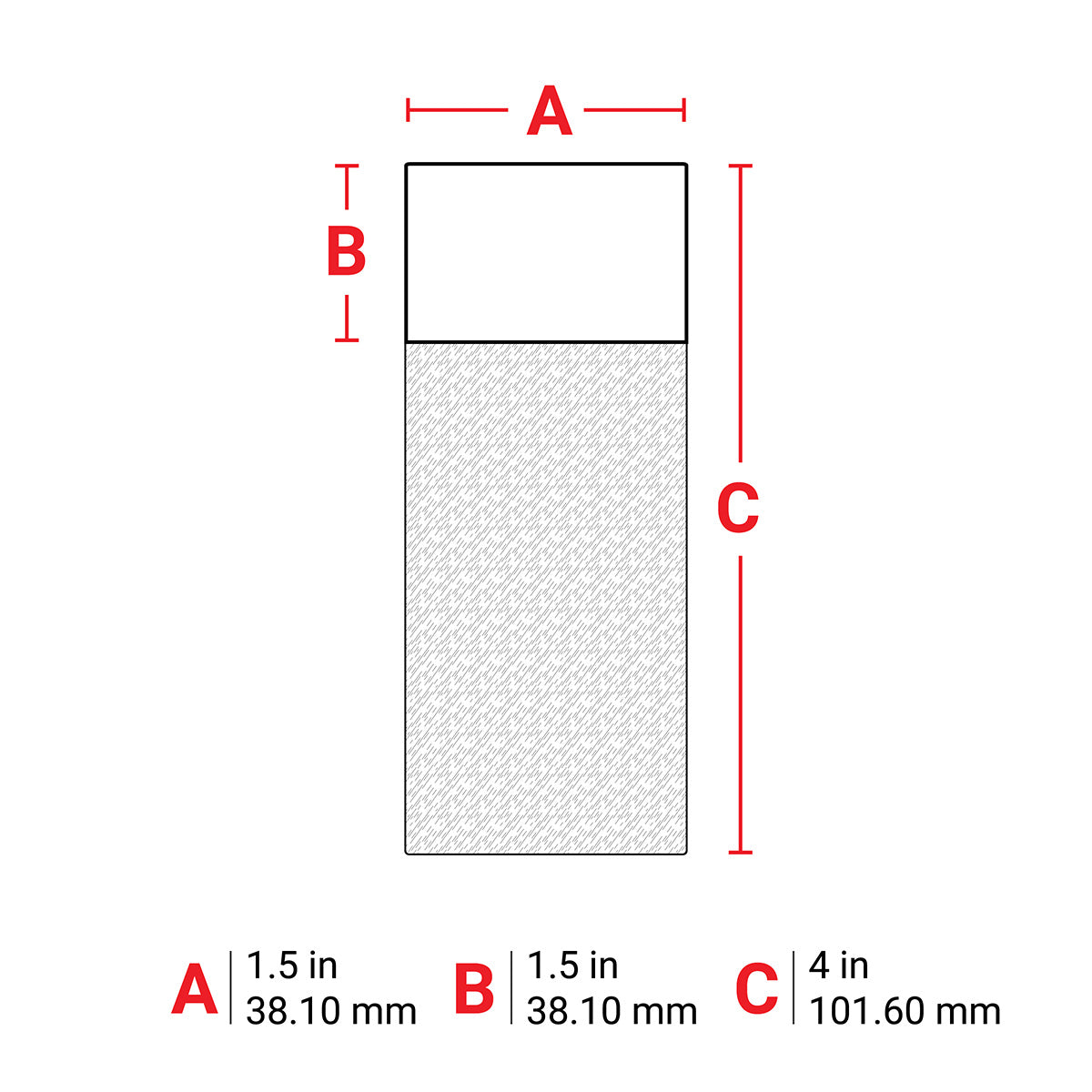 Brady BM-109-427 Self-Laminating Vinyl Wrap Around Labels for M610, M611, BMP61, M710 and BMP71 174412
