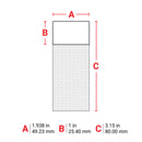 Brady M6-66-427 Self-laminating Vinyl Labels for M611, M610 and M710 173894