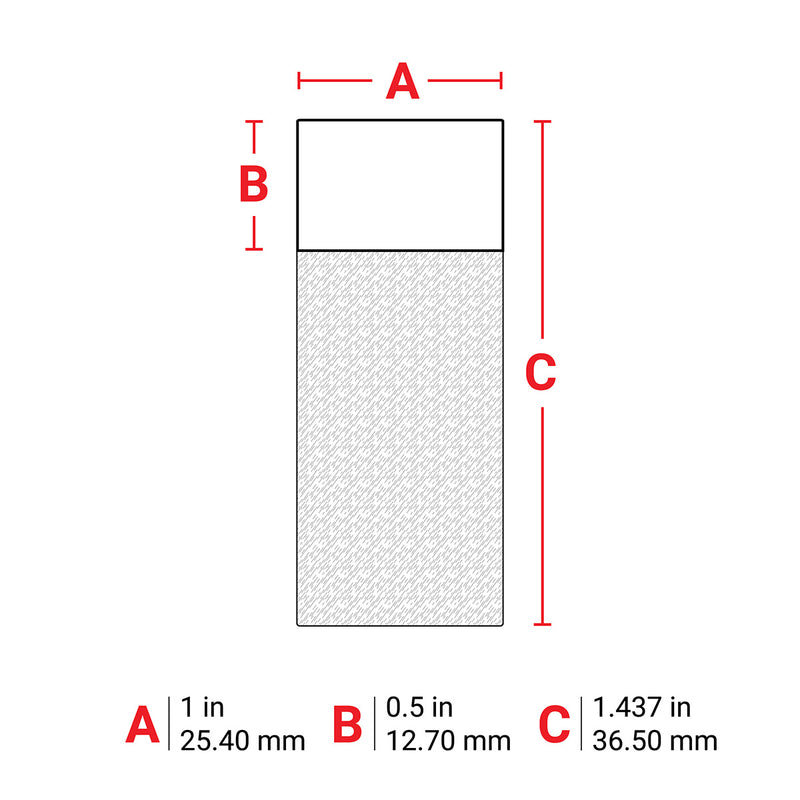 Brady B33-9-417 B33 Series High Adhesion Self-Laminating Vinyl Wire Wraps 153258