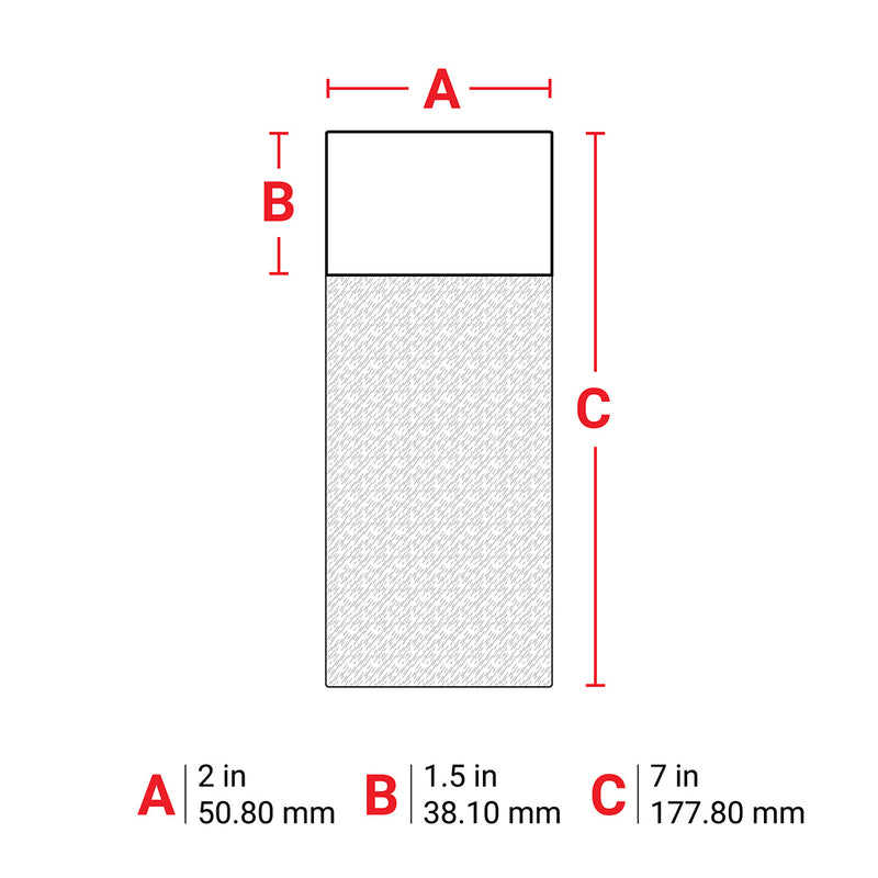 Brady THT-86-427-2<TableFootnote></TableFootnote> Thermal Transfer Printable Labels 030551