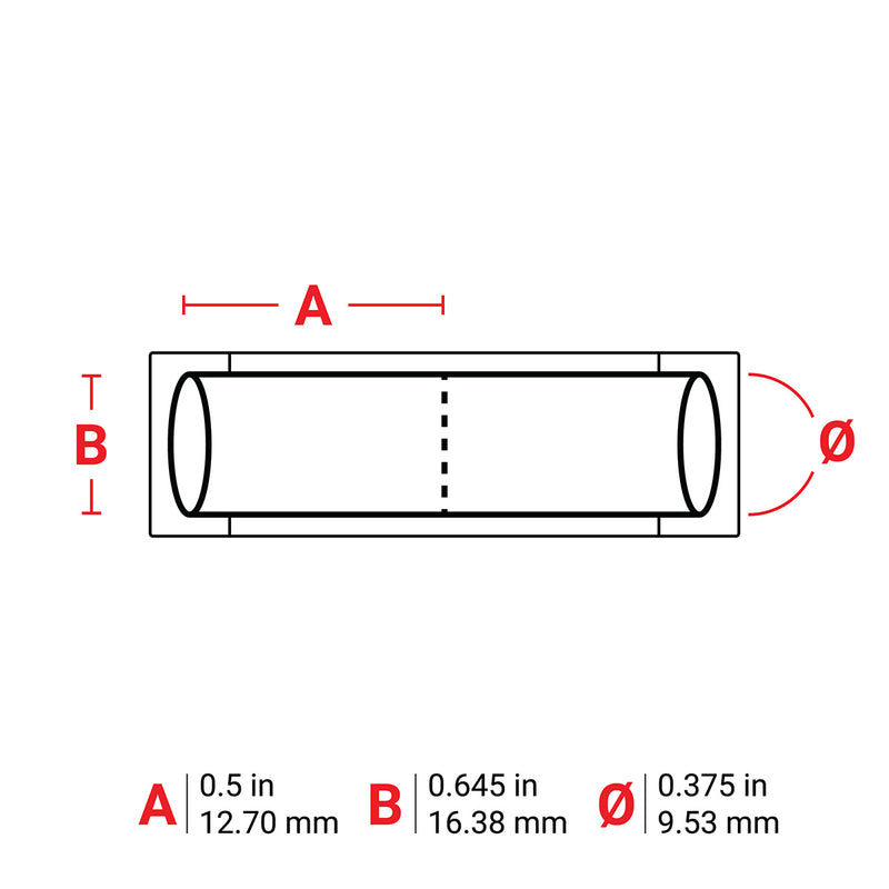 Brady BM-375-1-342-2 PermaSleeve Heat-Shrink Labels for M610, M611, BMP61, M710 and BMP71 174474