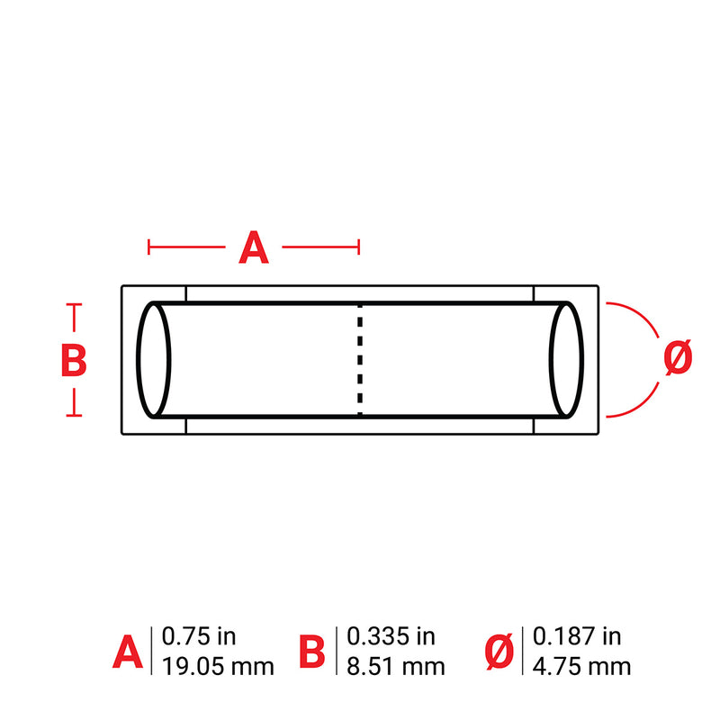 Brady HX-187-150-WT-2 PermaSleeve Wire Marking Sleeves 117070