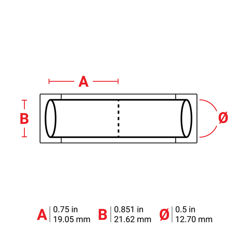 Brady HX-500-150-WT-2 PermaSleeve Wire Marking Sleeves 117085