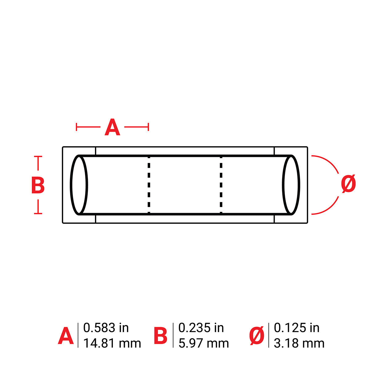 Brady BM-125-175-342-3 PermaSleeve Heat Shrink Wire and Cable Labels for M610, M611, BMP61, M710 and BMP71 174427