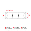Brady 3PS-250-2-WT-3 PermaSleeve Wire Marking Sleeves 104711