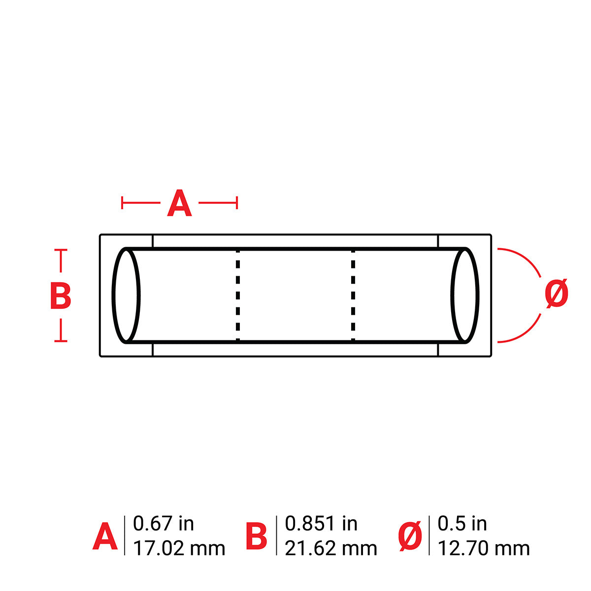 Brady 2HX-500-2-YL-J-3 PermaSleeve Wire Marking Sleeves 117649