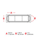 Brady 2LSZH-1000-2-YL-3 THT Low Smoke Halogen Free Permasleeve Wire Marking Sleeves 141196