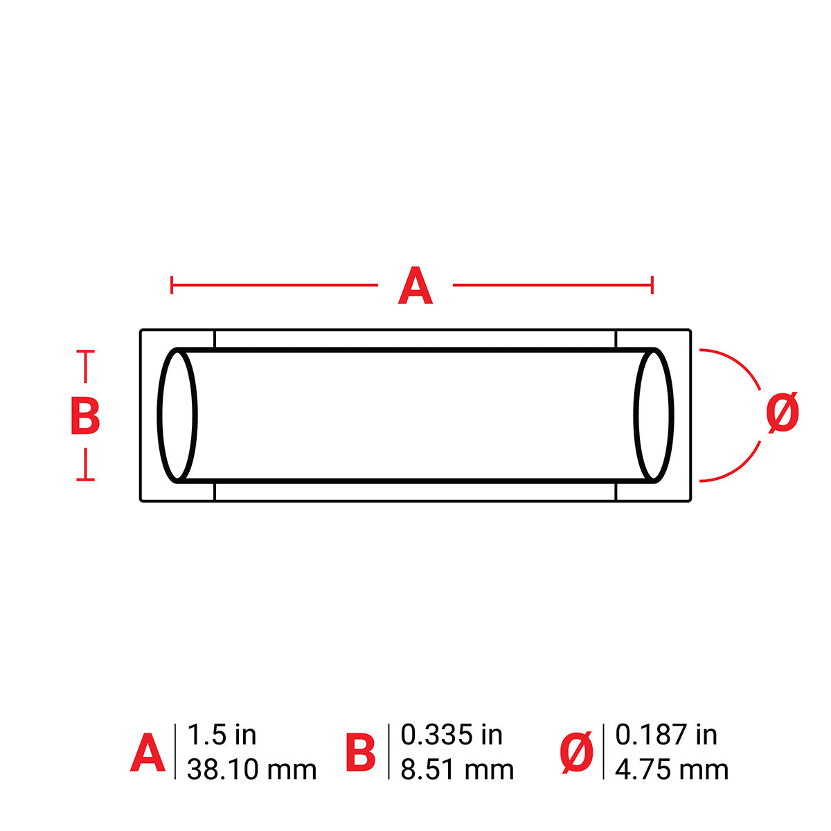 Brady HX-187-150-WT PermaSleeve Wire Marking Sleeves 117072