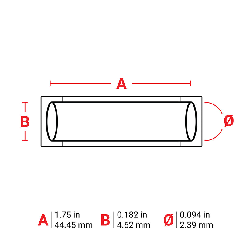 Brady M7-094-175-342 PermaSleeve Heat-Shrink Labels for M710 and BMP71 174654