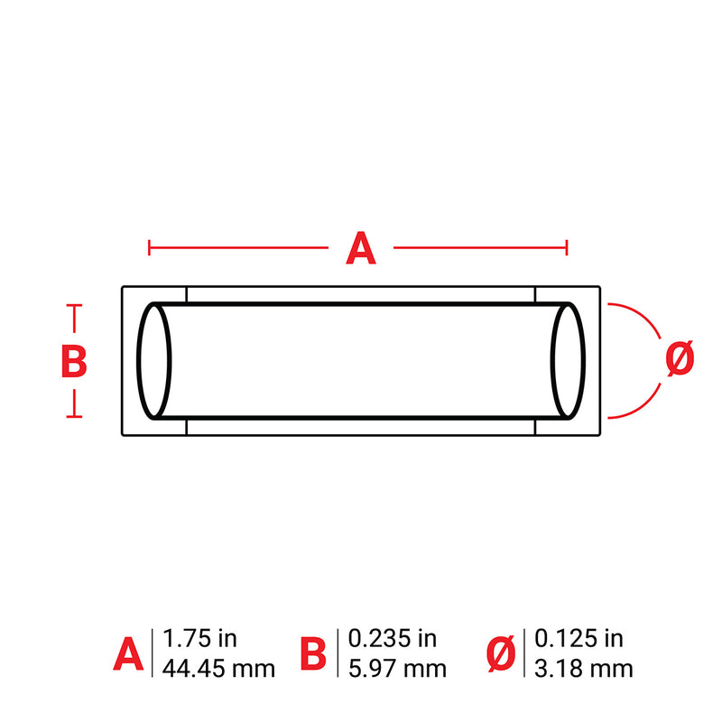 Brady BM-125-175-342 PermaSleeve Heat-Shrink Labels for M610, M611, BMP61, M710 and BMP71 174425