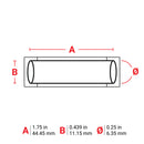 Brady M7-250-175-342 PermaSleeve Heat Shrink Wire and Cable Labels for M710 and BMP71 174582