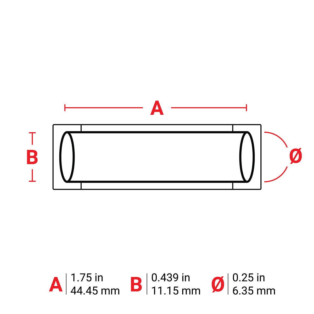 Brady BM-250-175-342 PermaSleeve Heat Shrink Wire and Cable Labels for M610, M611, BMP61, M710 and BMP71 174465