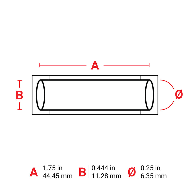 Brady M6-250-175-342-GR PermaSleeve Heat-Shrink Labels for M610, M611, BMP61, M710 (with media adapter) and BMP71 (with media adapter) 173634