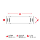 Brady BM71-500-175-342 Bulk Permasleeve Wire Marker Sleeves For M611, Bmp61 And Bmp71 115019