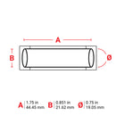 Brady BM71-750-175-7641Y Bmp71 Low Smoke Halogen Free Permasleeves 141340