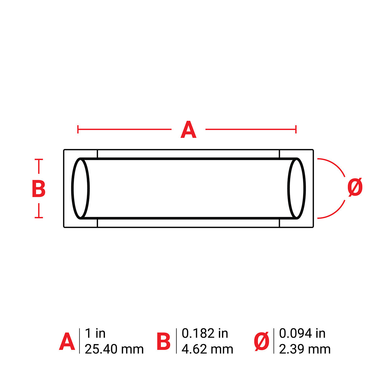 Brady M7-094-1-342 PermaSleeve Heat Shrink Wire and Cable Labels for M710 and BMP71 174652