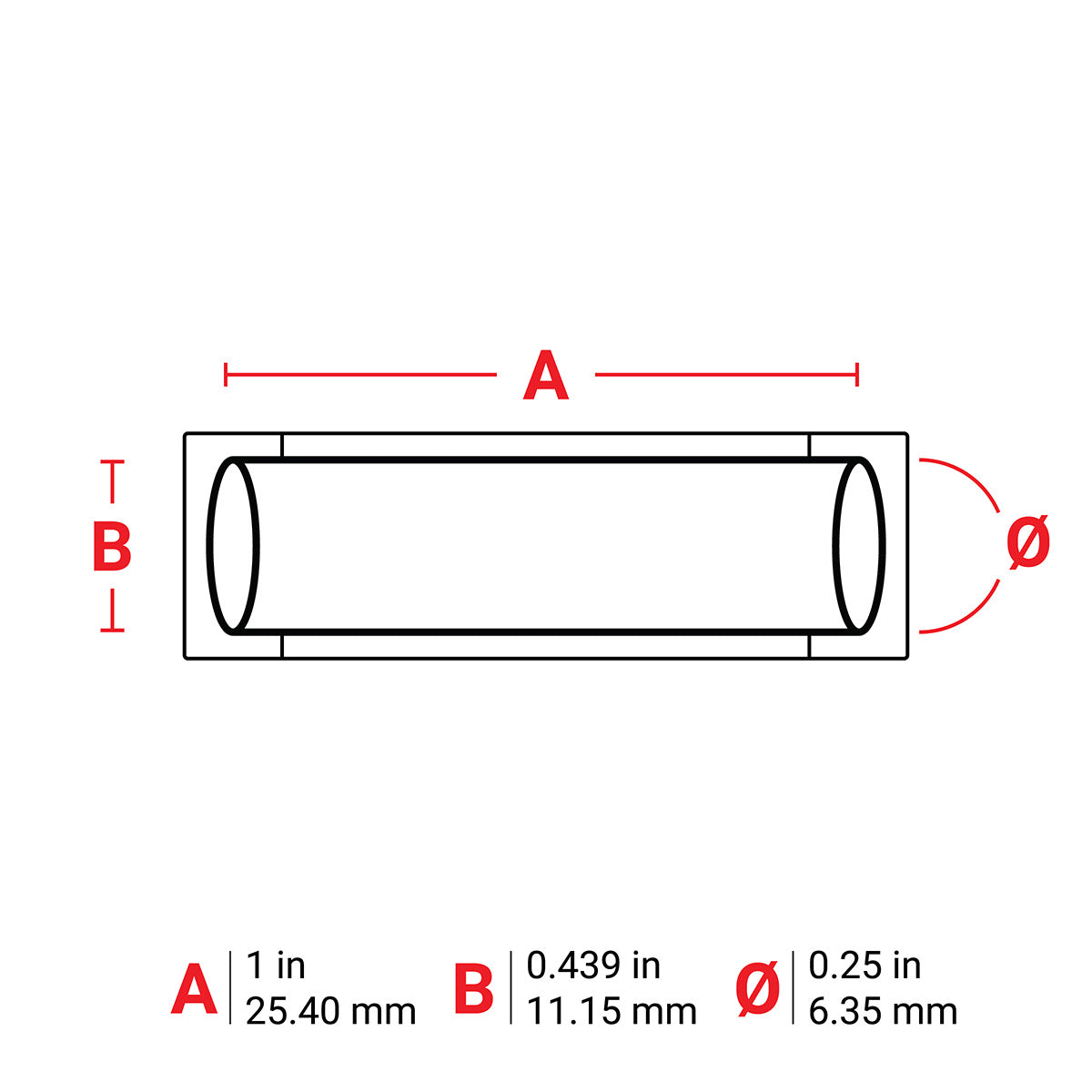 Brady M7-250-1-7641 PermaSleeve Low Smoke Zero Halogen Heat-Shrink Labels for M710 and BMP71 174588