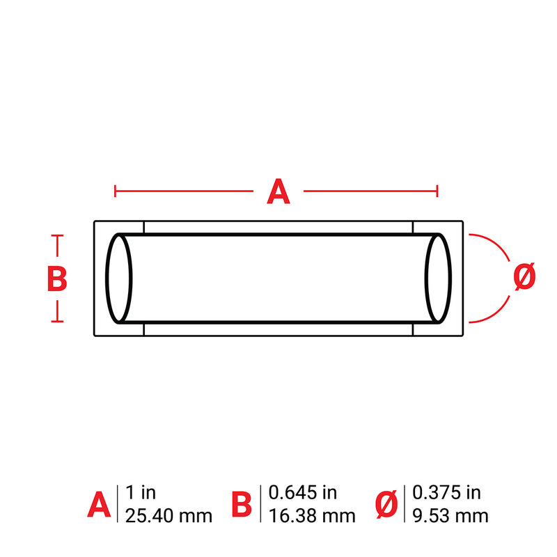 Brady M6-375-1-342-YL PermaSleeve Heat-Shrink Labels for M610, M611, BMP61, M710 (with media adapter) and BMP71 (with media adapter) 173660