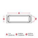 Brady M7-375-1-7641 PermaSleeve Low Smoke Zero Halogen Heat-Shrink Labels for M710 and BMP71 174620