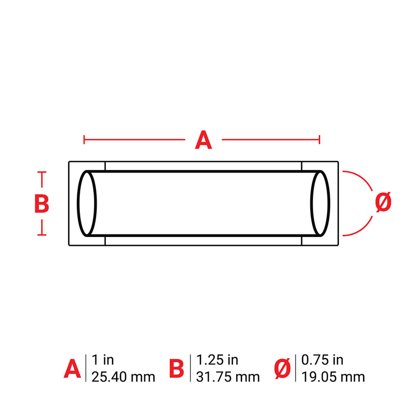 Brady M6-750-1-342-WT PermaSleeve Heat-Shrink Labels for M610, M611, BMP61, M710 (with media adapter) and BMP71 (with media adapter) 173678