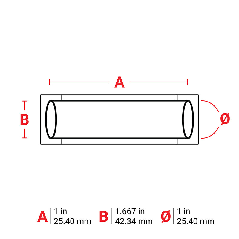 Brady M6-1000-1-345-WT PermaSleeve High Temp Heat-Shrink Labels for M610, M611, BMP61, M710 (with media adapter) and BMP71 (with media adapter) 173549