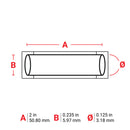 Brady 3PS-125-2-OR-S PermaSleeve Wire Marking Sleeves 017207