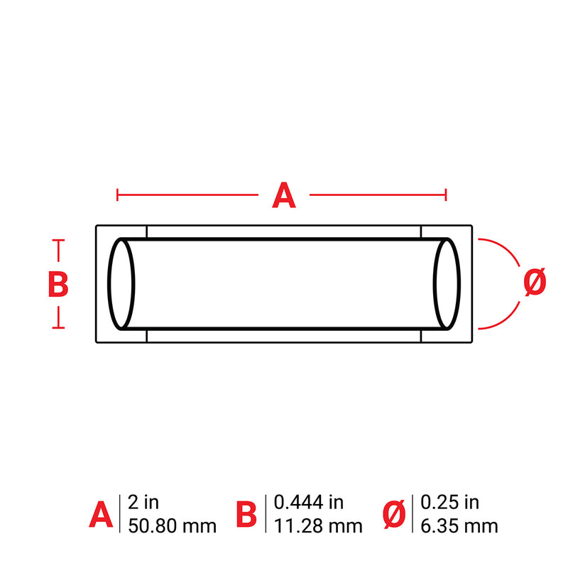 Brady M6-250-2-342-YL-R PermaSleeve Heat-Shrink Labels for M610, M611, BMP61, M710 (with media adapter) and BMP71 (with media adapter) 173647