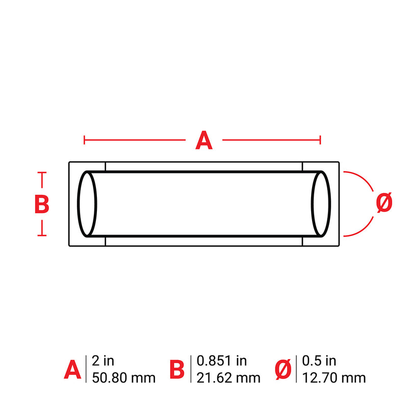 Brady HX-500-2-WT PermaSleeve Wire Marking Sleeves 117088
