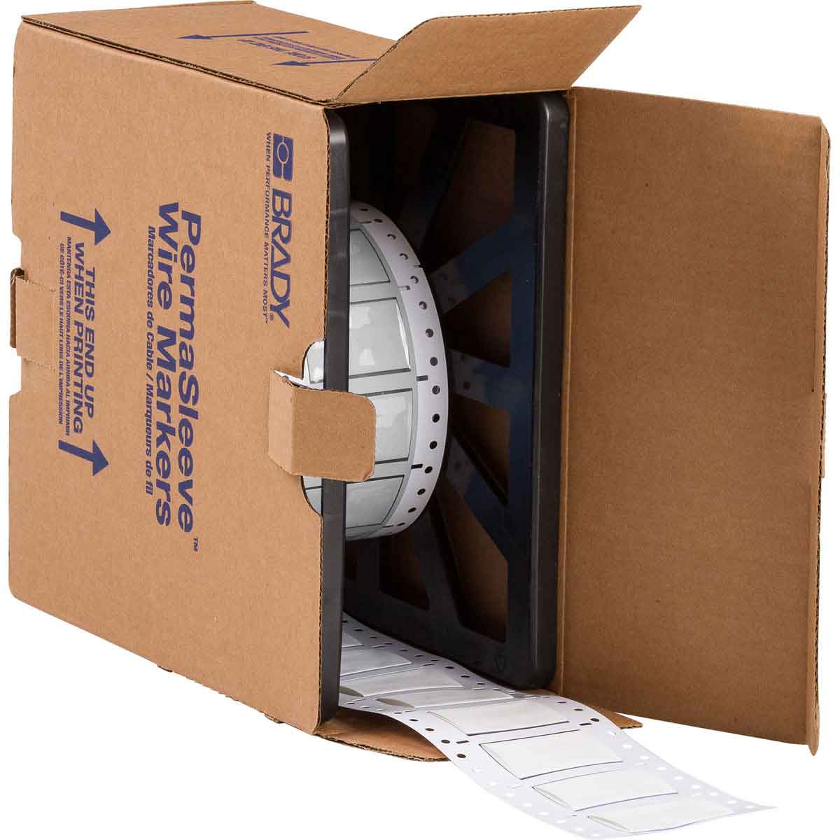 Brady HX-750-2-WT PermaSleeve Wire Marking Sleeves 117093