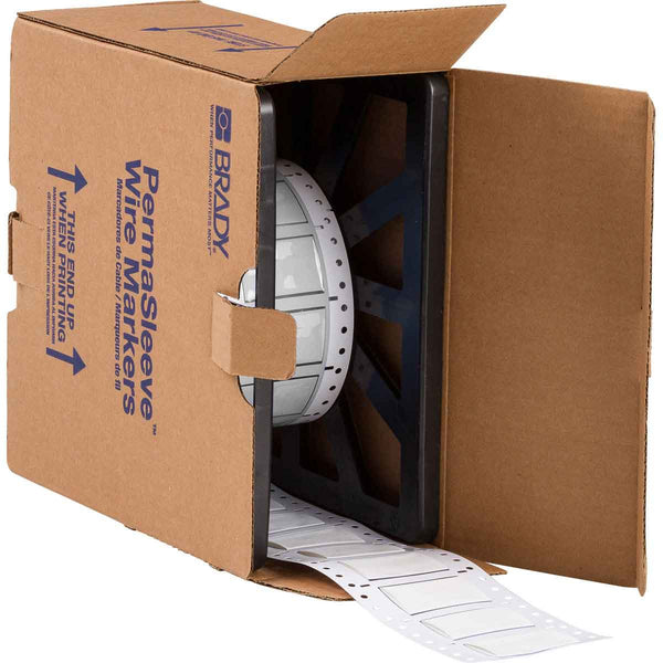 Brady HX-750-2-WT PermaSleeve Wire Marking Sleeves 117093