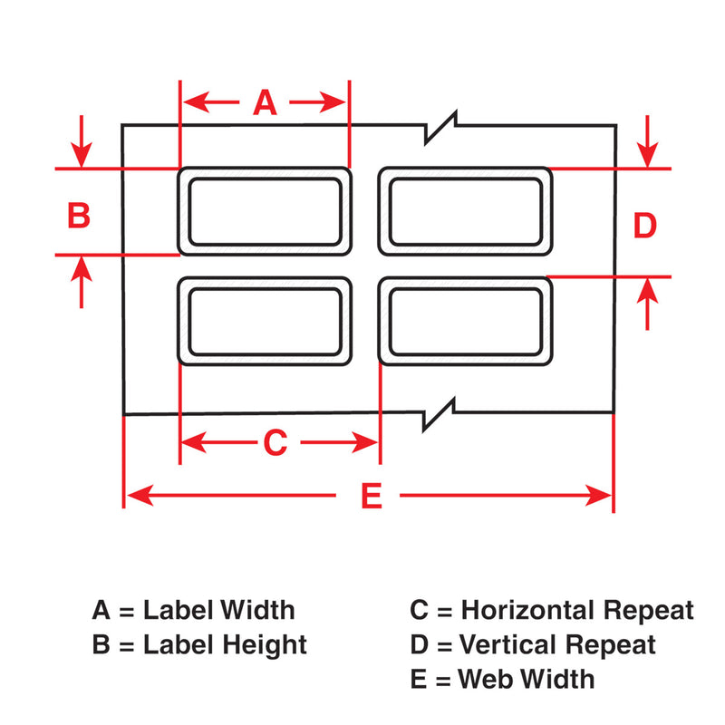 Brady THT-22-428-2 PermaShield Thermal Transfer Printable Labels 030144