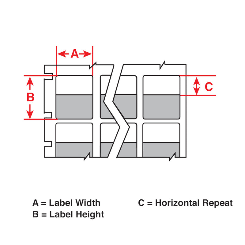 Brady THT-75-461-3 Thermal Transfer Printable Labels 310931