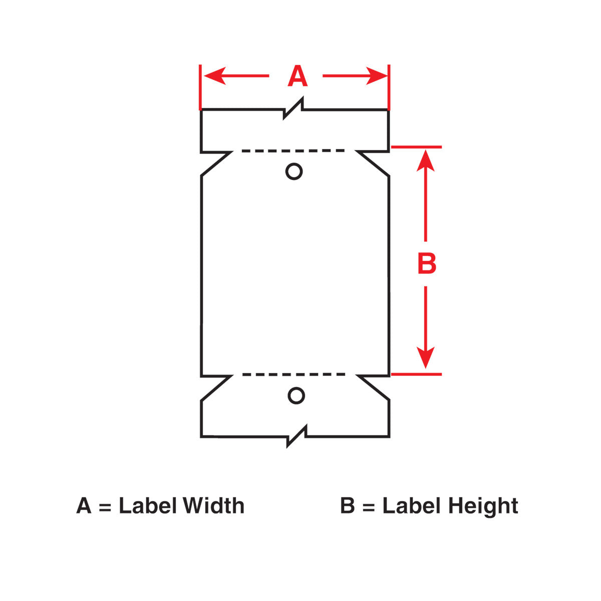 Brady THT-33-109-0.5 Thermal Transfer Printable Tags 020499