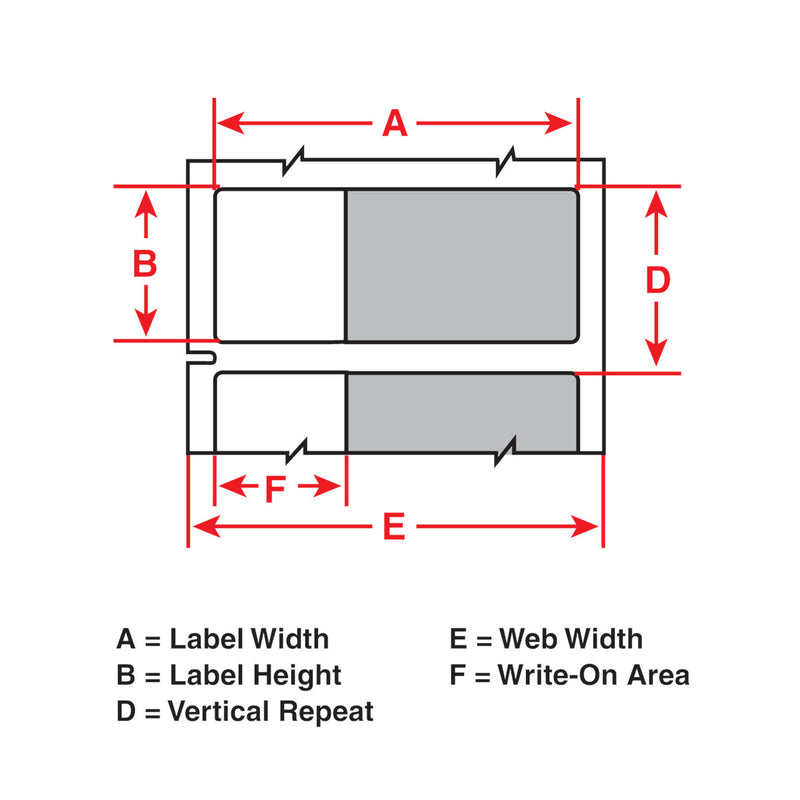 Brady THT-65-461-3 Thermal Transfer Printable Labels 310933