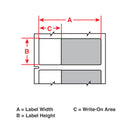 Brady B33-153-461<TableFootnote></TableFootnote> Self-Laminating Polyester Labels For Bbp33/I3300 Printers 142999
