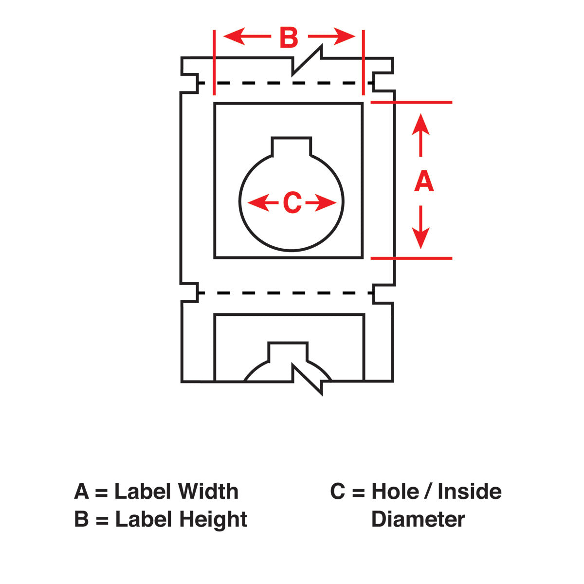 Brady B30EP-169-593-WT Raised Profile Labels For Bbp3X/S3Xxx/I3300 Printers 118066