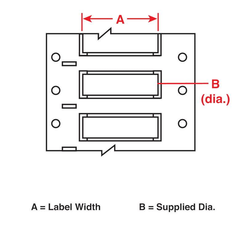 Brady 3PS-375-2-WT-SC PermaSleeve Wire Marking Sleeves 622370