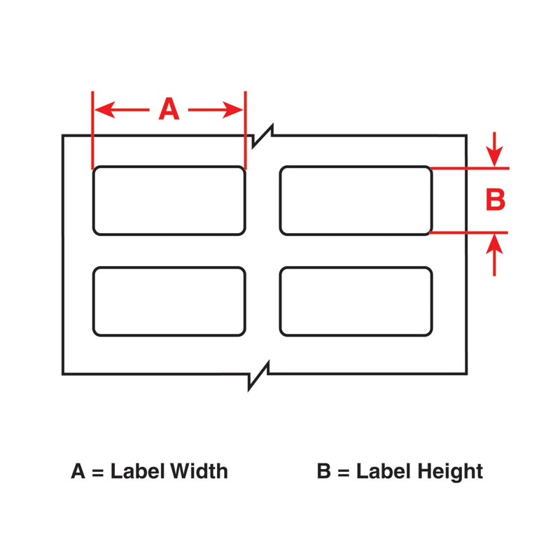 Brady J20-37-7425J Polypropylene Labels For J2000 Printer 150020