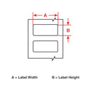 Brady J20-256-7425J Polypropylene Labels For J2000 Printer 150016