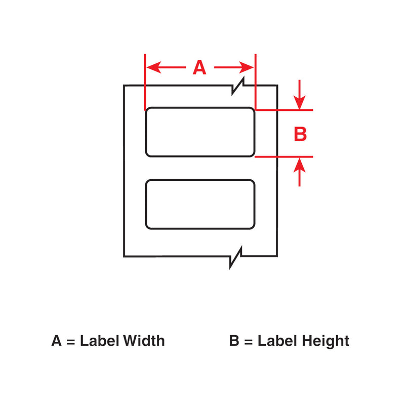 Brady J20-256-7425J Polypropylene Labels For J2000 Printer 150016
