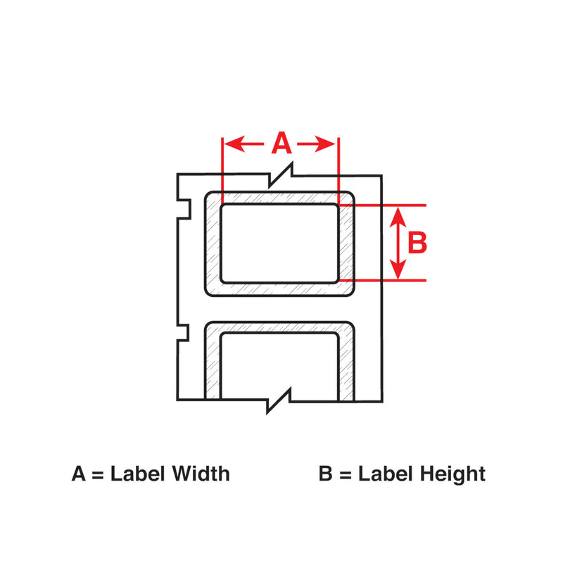 Brady M6-17-428-PSL Metallised Matte Gray Polyester Labels for M610, M611, BMP61, M710 (with media adapter) and BMP71 (with media adapter) 173963