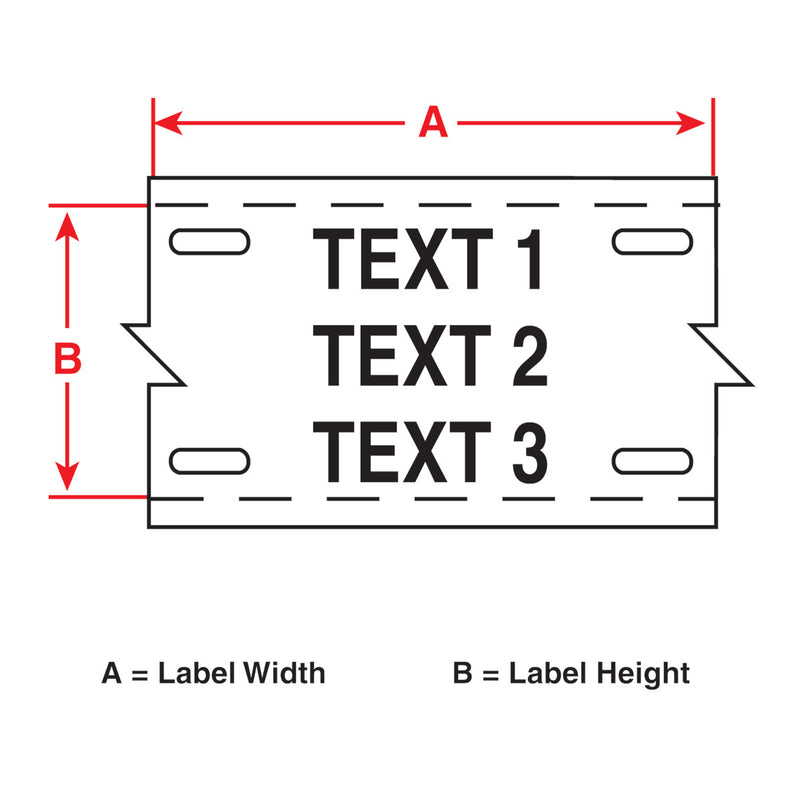 Brady M-12-109 Bmp51/53 Labelmaker Tags 143220