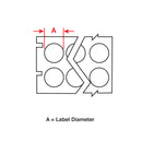 Brady THT-143-492-3 FreezerBondz Thermal Transfer Printer Labels 805916