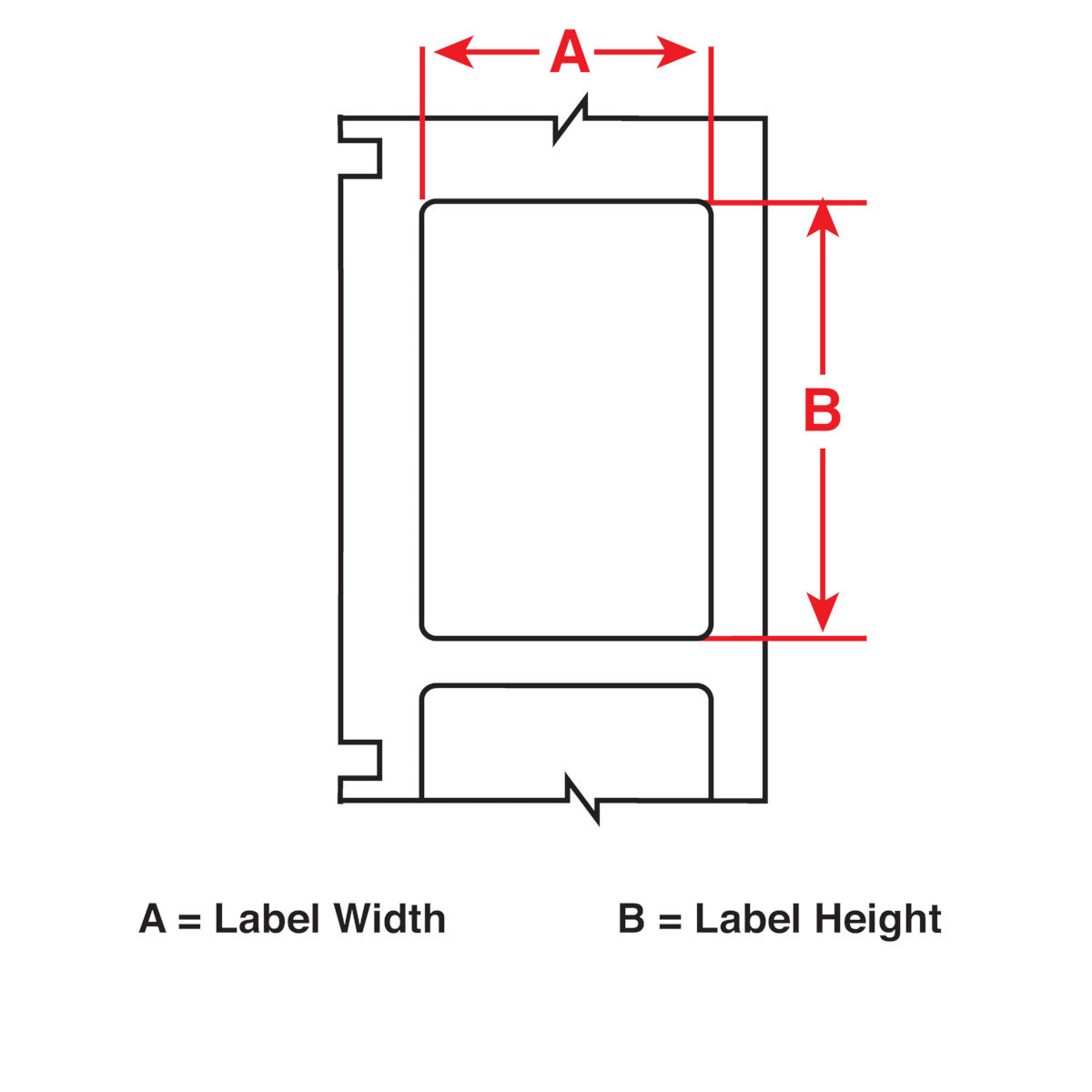 Brady B30-242-595-BLNKWT Outdoor Grade Vinyl Labels For Bbp3X/S3Xxx/I3300 Printers 142196